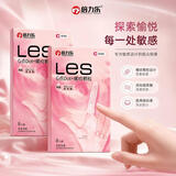 倍力乐医用les手指套调情情趣扣扣螺纹颗粒女用指套玻尿酸避孕套8只*2