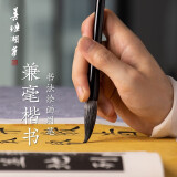 善琏湖笔 兼毫毛笔套装楷书毛笔大中小初学学生成人练习软笔书法学习入门小楷颜体欧体文房四宝 兼毫楷书小号