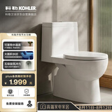科勒普通连体马桶齐悦节水坐便器28866T 305坑距