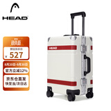 海德（HEAD）行李箱男铝框拉杆箱女28英寸密码箱旅行箱子 白红色28英寸