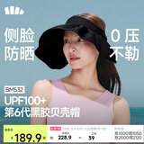 蕉下（beneunder）遮阳帽子女黑胶防晒帽大檐户外防紫外线百搭空顶帽太阳帽BM532