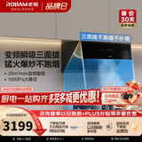 老板油烟机28X6ST变频油烟机25风量抽油烟机1000Pa超强静压低噪音挥手感应智能控制家电 变频25风量单油烟机 天然气