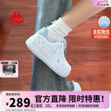 卡帕（Kappa）女鞋夏季2026新款增高小白鞋子女款休闲运动板鞋女潮鞋 冰山蓝 38