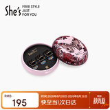 She's茜子仿水晶简约盘发小抓夹时尚刘海发夹生日礼物送女友CC色