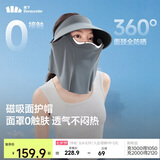 蕉下（beneunder）遮阳帽男防晒帽女磁吸防晒面罩全脸口罩太阳帽空顶帽敏感肌AS721
