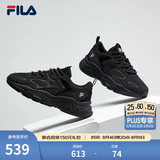 FILA斐乐女鞋跑步鞋火星二代复古老爹鞋运动鞋休闲慢跑鞋FILA MARS Ⅱ 黑色-BK-F12W141116F 36