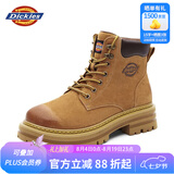 Dickies男士马丁靴高帮时尚男靴工装靴情侣靴男 土黄 40-男女款
