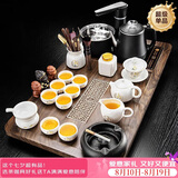 原和功夫茶具套装家用整套自动烧水一体茶盘茶杯茶壶办公会客现代茶台