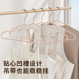顺艺衣架家用挂衣晾衣架无痕防滑成人晾衣撑带凹槽学生宿舍晾衣服架子 镇店福利【奶油白~40克丨带防滑凹槽】 10只装
