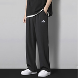 阿迪达斯（adidas） 裤子男裤 26秋季新款运动裤跑步健身卫裤直筒透气休闲长裤男 黑色/针织透气/直筒/主推 M