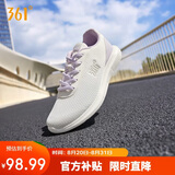 361°运动鞋女士春夏季网面透气通勤休闲减震慢跑步女鞋子681832270-5