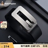 暇步士（Hush Puppies）皮带男真皮腰带自动扣商务男士腰带礼盒装生日礼物送男朋友