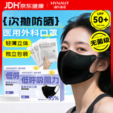 海氏海诺医用外科口罩灭菌级独立一次性防晒口罩夏季薄款防紫外线医美术后
