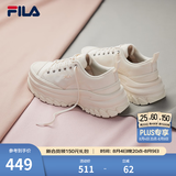 斐乐（FILA）女鞋帆布鞋LAVA胖胖底厚高底增鞋板鞋帆布鞋休闲鞋 奶白-GD 38