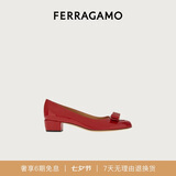 菲拉格慕（Ferragamo）女士Vara蝴蝶结高跟鞋  0591964_1D _ 75 七夕礼物送女友