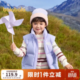 巴拉巴拉童装儿童羽绒马甲2025新款冬装男女童亲子装保暖外套羽绒服简约潮