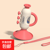 小喇叭婴儿玩具吹吹乐可吹的迷你口琴宝宝喇叭口哨可吹小喇叭六一 红色小喇叭-带挂绳