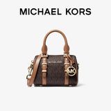 MICHAEL KORS【七夕礼物】轻奢MK女包BEDFORD斜挎包 迷你 深棕/橡果棕