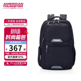 美旅双肩包旅行背包运动包大容量旅行包通勤电脑包升级版书包QI5黑
