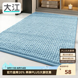 大江浴室地垫门口吸水地垫厕所脚垫卫生间地垫50x80cm