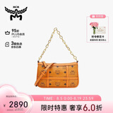 MCM【七夕礼物】AREN迷你单肩斜挎包链条腋下包手提包干邑色