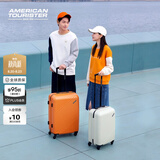 美旅拉杆箱行李箱简约大容量万向轮登机箱 旅行箱TV7 TV7升级款-奶白色 24英寸 【需托运】