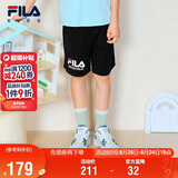 FILA斐乐儿童童装短裤2026年夏季男女童中大童休闲宽松五分裤