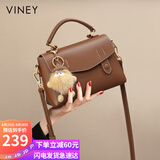 viney包包女包牛皮洋气剑桥包轻奢斜挎单肩包生日礼物品牌送女友老婆