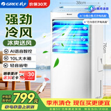 格力（GREE）冷风扇家用空调扇语音遥控水冷塔扇清凉加湿制冷风机节能移动小空调客厅卧室冷气扇 KS-10X63DVg