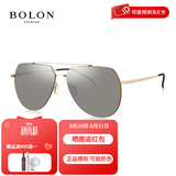 BOLON 暴龙眼镜飞行员蛤蟆镜偏光驾驶墨镜可配近视反光太阳镜男BL8011 D61反光灰金【高清偏光镜】
