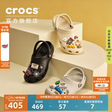 CROCS卡骆驰经典洞洞鞋男鞋一脚蹬女鞋沙滩鞋拖鞋|10001 黑色-001(含智必星) 37 /38(230mm)