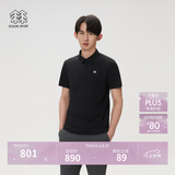 KOLON SPORT/可隆SECO POLO衫  男士户外抗菌防晒UPF50+吸湿速干T恤 LHPT6MTT23-BK 黑色 4XL 190/112B