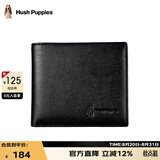 暇步士（Hush Puppies）钱包男士牛皮短款休闲钱夹驾驶证包防盗刷票夹生日礼物