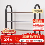 安尔雅 鞋架门口多层简易鞋柜客厅宿舍出租房收纳架子加粗  四层50cm