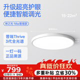 月影7代Max卧室吸顶灯全光谱智能护眼超薄儿童灯现代简约客厅中山灯具 7代Max版60cm【普瑞3代全光谱】68W智能 适15-22㎡