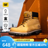 卡特（CAT）工装靴大黄靴马丁靴男鞋牛皮固特异夏季户外工装靴P725756经典款 经典款 43
