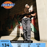 Dickies874经典款工装裤男女同款直筒休闲长裤复古回潮易穿搭裤子 黑色 （腰部修身 卡码建议拍大） 32