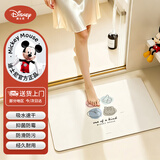 迪士尼（Disney）硅藻泥吸水地垫 卫生间地垫 浴室防滑垫 门口地垫脚垫 厕所地垫
