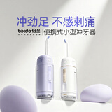倍至（bixdo）元气胶囊冲牙器家用便携式2026新款洗牙器水牙线牙齿冲洗器成人儿童青少年正畸专用礼物 A30 pro 日常清洁丨丁香紫