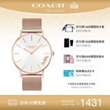 蔻驰（COACH）PERRY系列钢链石英表14503126 孔雪儿推荐 礼物/送礼