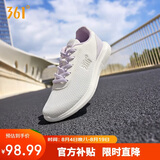 361°运动鞋女士春夏季网面透气通勤休闲减震慢跑步女鞋子681832270-5