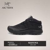 ARC'TERYX始祖鸟 AERIOS FL MID GTX 覆盖防水 男子 徒步鞋 BLACK/CINDER/黑/煤渣灰 41 7.5