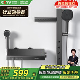 四季沐歌（MICOE）恒温分体肩喷背喷花洒套装M-A3036-1DA简易枪灰恒温花洒套装