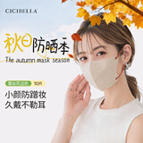 CICIBELLA口罩3D立体撞色美颜防晒防粉尘透气不花妆男女通用10枚莎莎同款