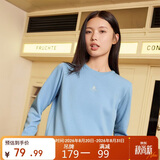 361°卫衣女秋季外套运动休闲套头衫宽松圆领长袖上衣662334801D-8