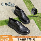 金利来（Goldlion）【七夕送礼】男鞋都市正装皮鞋舒适耐磨德比鞋50823024401A黑39