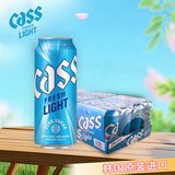 凯狮（CASS）啤酒 500ml*24罐 淡爽原味 4度 韩国进口啤酒 冰霜蓝罐