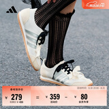 adidas「冰淇淋T头鞋」VS JOG 2.0薄底运动鞋男女阿迪达斯轻运动 乳白色/金属银/亮白 (推荐女生选小半码)   37