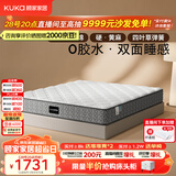 顾家家居（KUKA）梦想·0胶Pro全垫床垫0001P软硬可调席梦思弹簧床垫2026新款