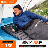 牧高笛（MOBIGARDEN）防潮垫 户外露营加宽加厚折叠充气单人气垫床 NX20663004 玄铁灰